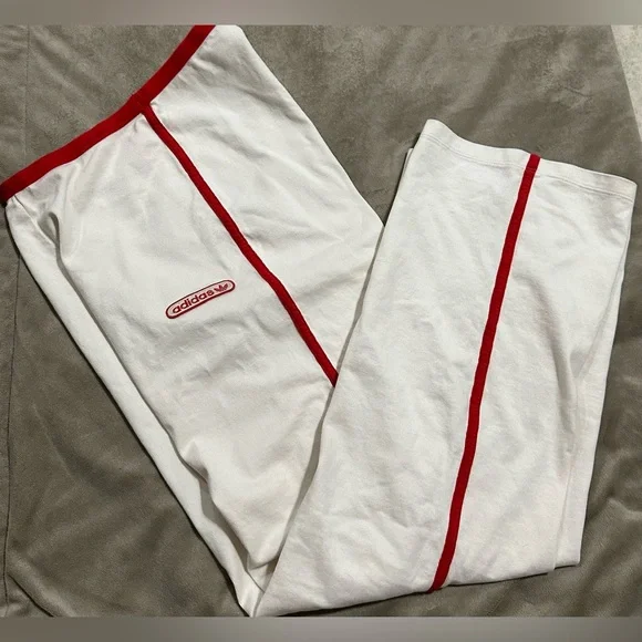 Adidas Vintage-Style Wide-Leg Joggers - Women’s Size XS - Picture 4 of 6